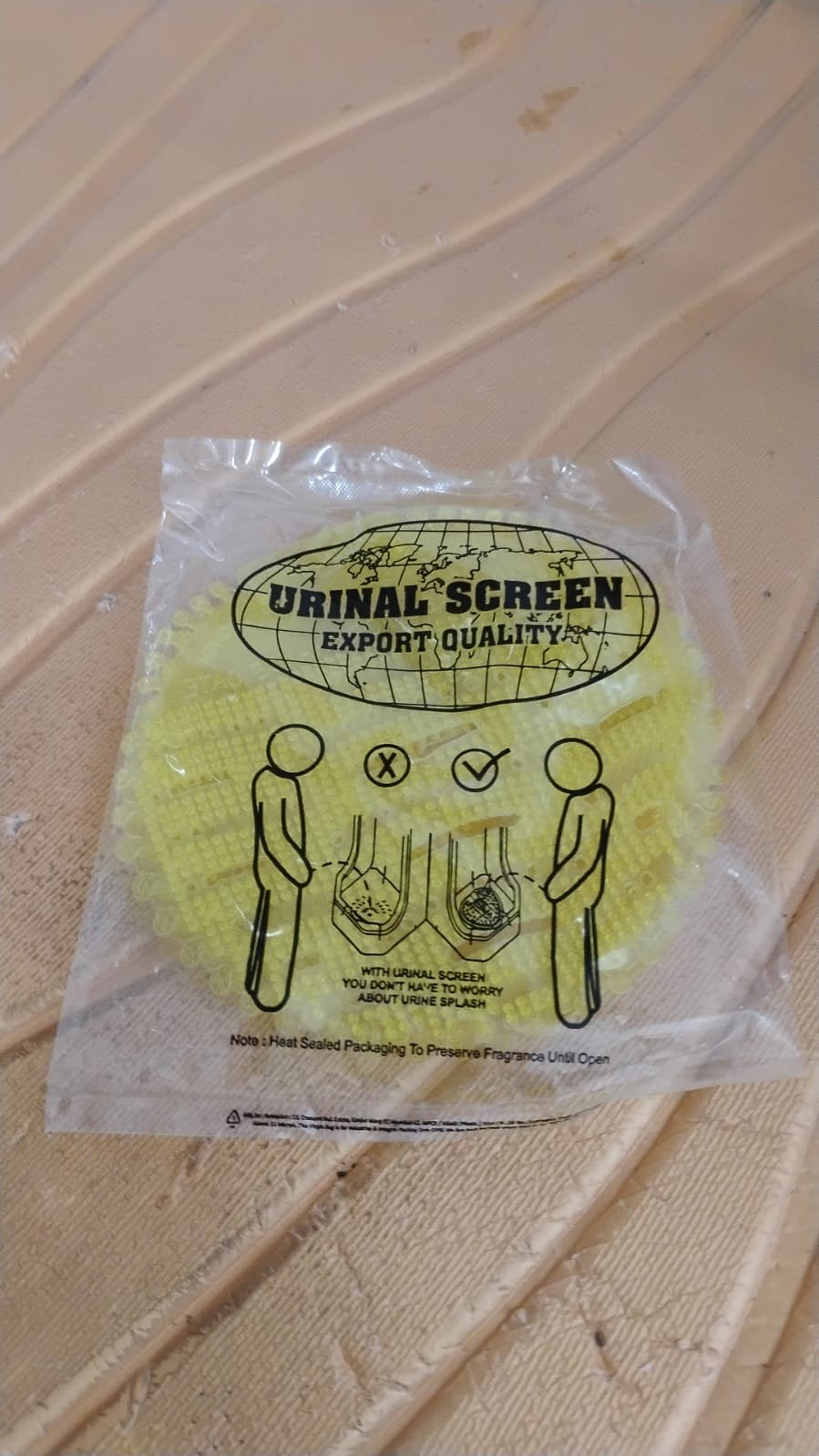 Urinal Screen Deodorizer Mat – Anti-Splash Odor Control (2 Pc Set)