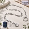 Heavy Duty Steel Luggage Lock Chain – 67 Inch Anti-Theft Travel Security