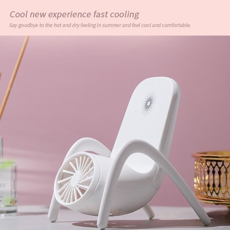 Portable Phone Holder Fan – Handheld & Multi-Function | VoltDesk