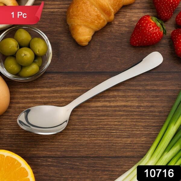 Stainless Steel Dining Spoon – Ergonomic, Mirror Finish