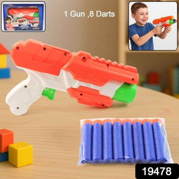 Toy Dart Gun – Compact Foam Bullet Blaster for Kids Fun