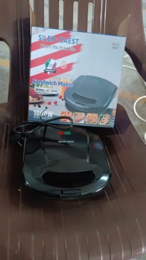 Sandwich Maker – Non-Stick, 2 Square Slice Toaster | Dabster