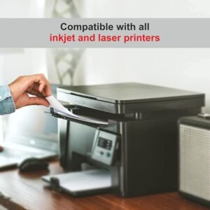 A4 Full-Sheet Self-Adhesive Labels – 100 Sheets for Custom Printing