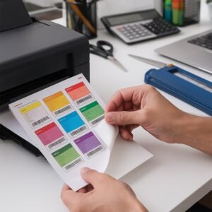 A4 Full-Sheet Self-Adhesive Labels – 100 Sheets for Custom Printing