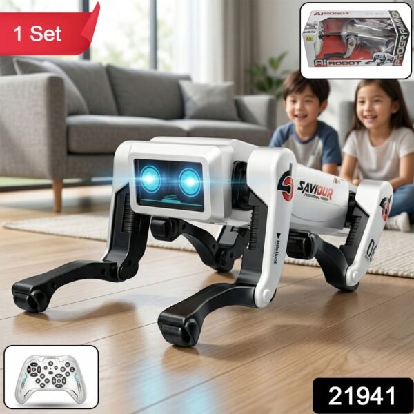 AI Robot Dog Toy – Interactive & Remote-Controlled for Kids