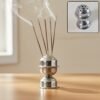 Stainless Steel Big Jasmine Agarbatti Stand – Multi-Stick Incense Holder