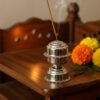 Stainless Steel Big Jasmine Agarbatti Stand – Multi-Stick Incense Holder