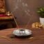 Stainless Steel Agarbatti Stand – Triple Stick Incense Holder