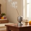 Stainless Steel Big Jasmine Agarbatti Stand – Multi-Stick Incense Holder