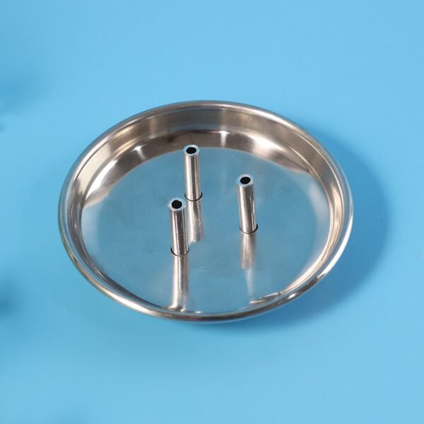 Stainless Steel Agarbatti Stand – Triple Stick Incense Holder