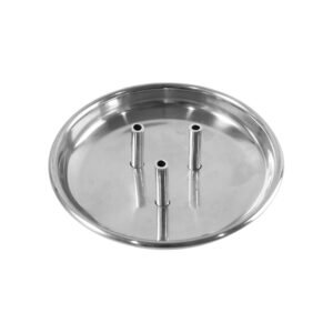 Stainless Steel Agarbatti Stand – Triple Stick Incense Holder