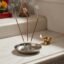 Stainless Steel Agarbatti Stand – Triple Stick Incense Holder