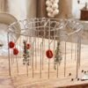 Air Fryer Skewer Stand Stainless Steel BBQ Kebab Rack Holder (1 Set)