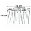 Air Fryer Skewer Stand Stainless Steel BBQ Kebab Rack Holder (1 Set)