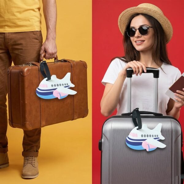 Luggage Tag – Unique Airplane Shape for Easy Identification