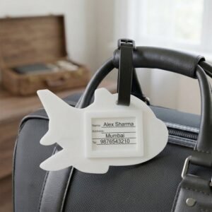 Luggage Tag – Unique Airplane Shape for Easy Identification