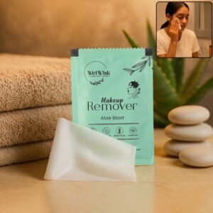 Makeup Remover Wet Wipes – Gentle & Travel-Friendly Facial Cleansing