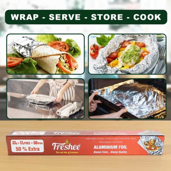 Aluminium Foil Twin Pack – Heavy-Duty Kitchen Wrap & Grill