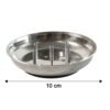 Stainless Steel Agarbatti Stand – Multi-Stick Lotus Incense Holder