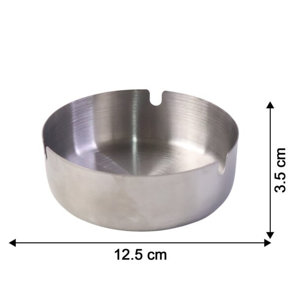 Round Tabletop Cigarette Ashtray – Multi Rest Slots & Stable Base