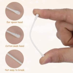 Baby Cotton Swabs – Ultra-Soft Double-Tip Safety, 200 Pc