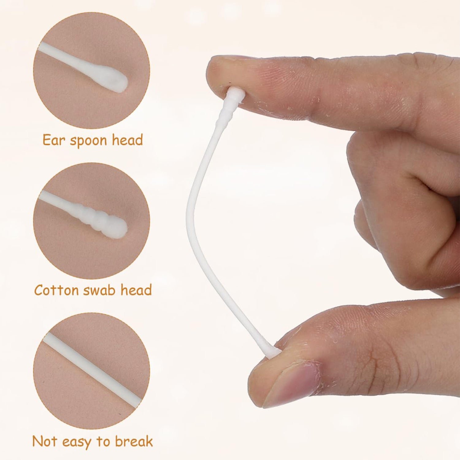 Baby Cotton Swabs – Ultra-Soft Double-Tip Safety, 200 Pc
