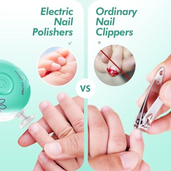 Baby Electric Nail Trimmer – Gentle & Quiet Nail Care Set