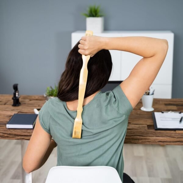 Wooden Back Massager Stick – Effective Muscle & Stress Relief