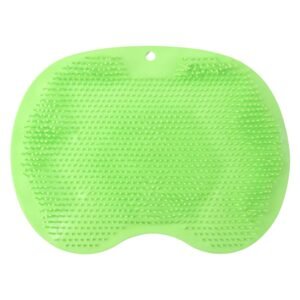 Green Silicone Bath Massage Cushion – Suction Cup Foot Scrubber