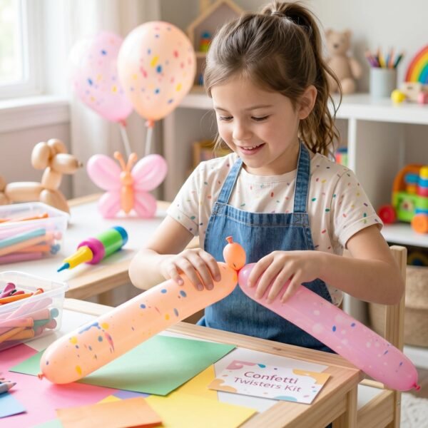Party Balloons – Long, Twistable, Multicolour for Festive Decor