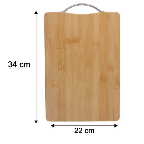 Wooden Cutting Board Combo Set with Bamboo Spoon Spatula and Turner (4 Pc Set)