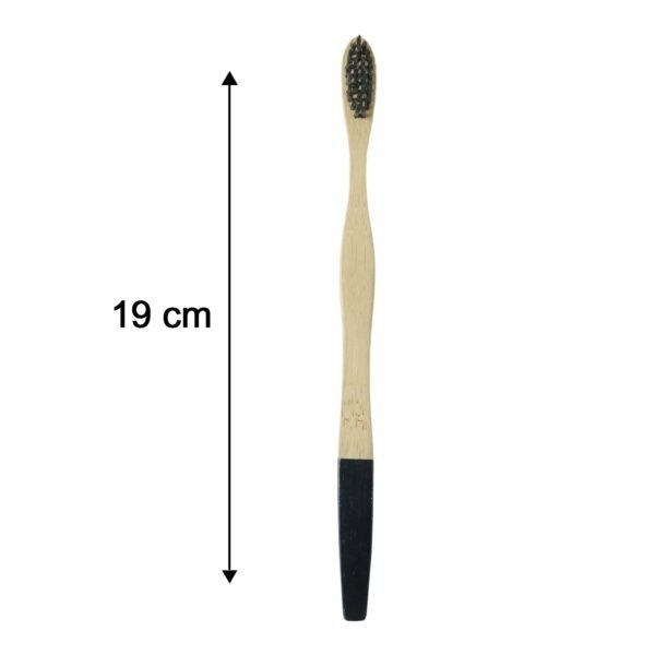 BambooToothbrushBlack-size Bamboo Toothbrush – Eco-Friendly & Soft Charcoal Bristles (mix Desing)