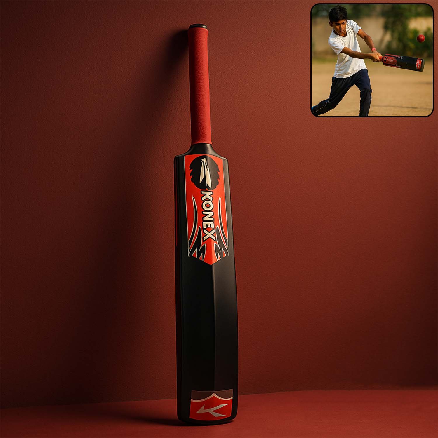 Plastic Cricket Bat – Lightweight Durable Outdoor Bat with Grip