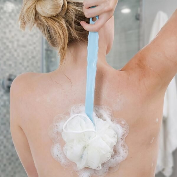 Long Handle Shower Brush – Gentle Exfoliation for Deep Clean