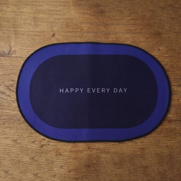 Bathroom Floor Mat – Fast Absorbing & Slip-Resistant Oval Design