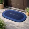 Bathroom Floor Mat – Fast Absorbing & Slip-Resistant Oval Design