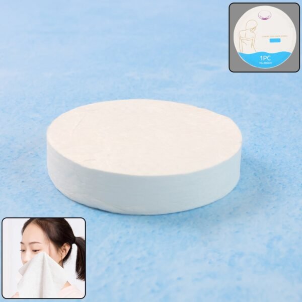 Bathtowel-WOSKU-01 Compressed Travel Towel – Soft, Expandable & Hygienic Bath Wipe