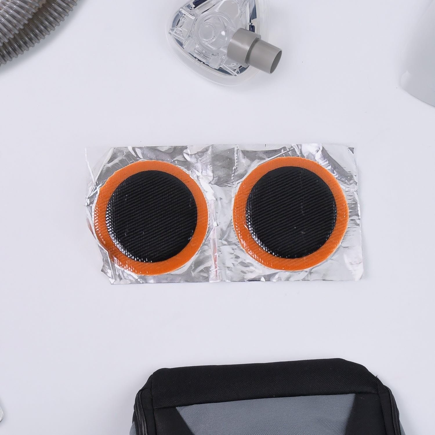Bicycle Tire Repair Kit – Portable Puncture Patch Set with Adhesive