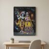 Radha Krishna Wall Frame – Divine Home Decor for Spiritual Spaces