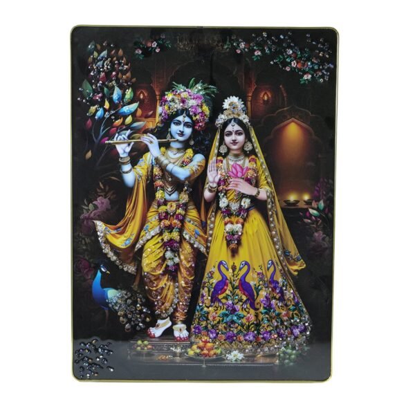 Radha Krishna Wall Frame – Divine Home Decor for Spiritual Spaces