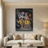 Radha Krishna Wall Frame – Divine Home Decor for Spiritual Spaces