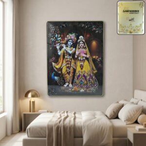 Radha Krishna Wall Frame – Divine Home Decor for Spiritual Spaces