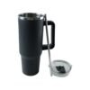 Konvex Hydra Insulated Travel Tumbler 1200 ML with Handle Straw Black (1 Pc)