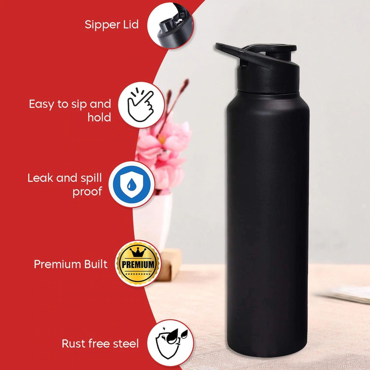 BlackWaterBottle-06_79771185-b5cc-4714-9dd4-ca61585fd51c Sports Water Bottle 1000ml – Leak-Resistant Flip-Top Stainless Steel