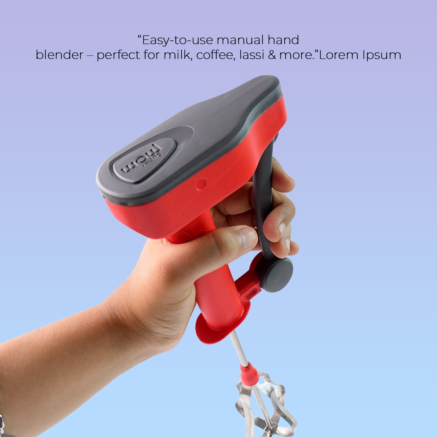 Handheld Power Blender – Versatile Beating & Churning