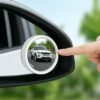 Car Blind Spot Mirror – White Round Set for Enhanced Safety