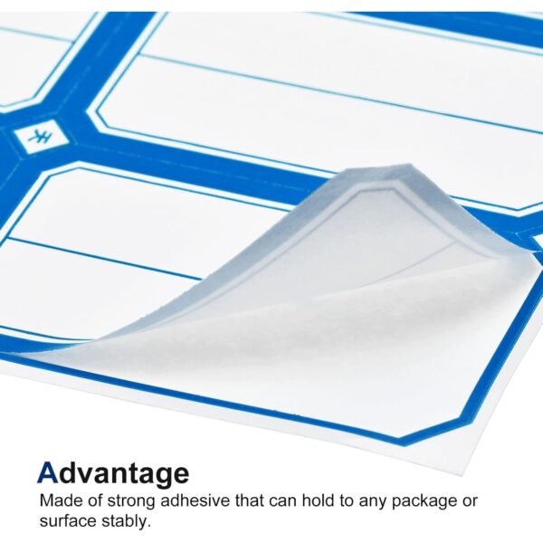 Self-Adhesive Label Stickers – Durable Rectangular Sheets for Organizing