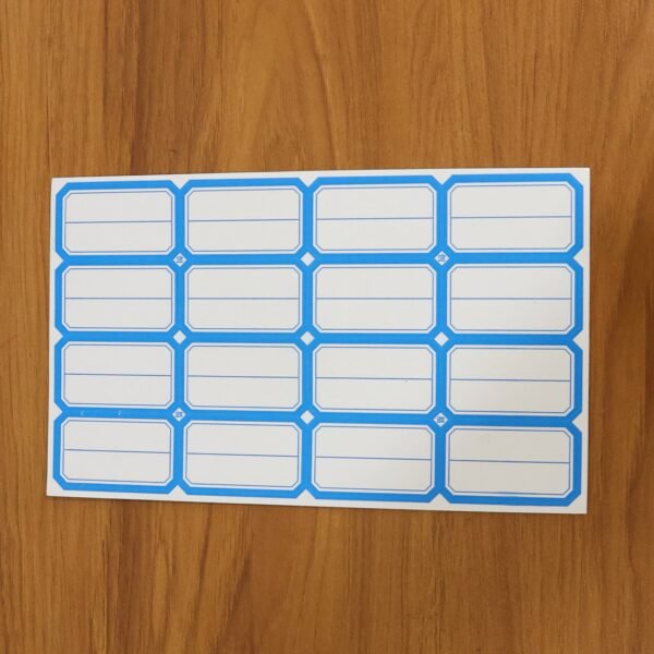 Self-Adhesive Label Stickers – Durable Rectangular Sheets for Organizing