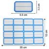 Self-Adhesive Label Stickers – Durable Rectangular Sheets for Organizing