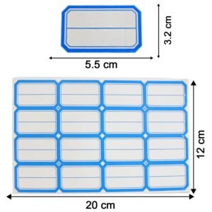 Self-Adhesive Label Stickers – Durable Rectangular Sheets for Organizing